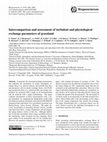 Research paper thumbnail of Intercomparison and assessment of turbulent and physiological exchange parameters of grassland