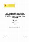 Research paper thumbnail of The importance of reducing the systematic error due to non-linearity in N2O flux measurements by static chambers