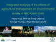 Research paper thumbnail of Integrated analysis of the effects of agricultural management on nitrogen fluxes at landscape scale