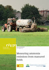 Research paper thumbnail of Measuring ammonia emissions from manured fields