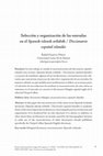 Research paper thumbnail of Selección y organización de las entradas en el Spænsk-íslensk orðabók / Diccionario español islandés