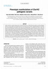 Research paper thumbnail of Phenotypic manifestations of C5orf42 pathogenic variants