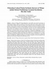 Research paper thumbnail of Pelacakan Lokasi Pasien berbasis Internet of Things untuk Sistem Pendukung Layanan Kesehatan Ibu dan Anak