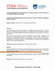 Research paper thumbnail of Corporate Social Responsibility and social media: The use of Twitter in Uruguayan public companies