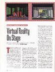 Research paper thumbnail of Virtual Reality on Stage