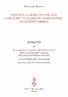 Research paper thumbnail of I gesuiti e la musica in Toscana. L’oratorio “Le glorie del nome di Giesù” di Giuseppe Fabbrini