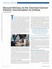 Research paper thumbnail of ONCOLOGY TIMES Gallagher Sexual Intimacy Cervical Cancer SEPT2022