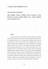 Research paper thumbnail of The Defeat of Populism in Greece