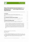 Research paper thumbnail of Study of the topological vacuum structure of SU(2) gluodynamics at T > 0 with overlap fermions and improved action