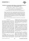 Research paper thumbnail of Modelling the environmental variable influences on the detoxification kinetics on mussels Mytilus edulis containing lipophilic toxins