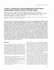 Research paper thumbnail of A Phase 1/2 Clinical Trial of Enzyme Replacement in Fabry Disease: Pharmacokinetic, Substrate Clearance, and Safety Studies