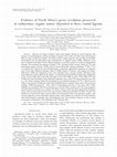 Research paper thumbnail of Evidence of North Africa's green revolution preserved in sedimentary organic matter deposited in three coastal lagoons