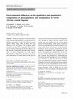 Research paper thumbnail of Environmental influences on the qualitative and quantitative composition of phytoplankton and zooplankton in North African coastal lagoons