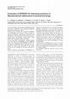 Research paper thumbnail of Evaluation of MTBDRsl for detecting resistance in Mycobacterium tuberculosis to second-line drugs