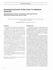 Research paper thumbnail of Hypoadiponectinemia: a risk factor for metabolic syndrome