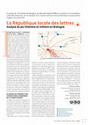 Research paper thumbnail of La République locale des lettres : Analyse du jeu littéraire et militant en Bretagne