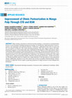 Research paper thumbnail of Improvement of Ohmic Pasteurization in Mango Pulp Through CFD and RSM