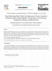 Research paper thumbnail of Does High Speed Rail Affect the Behaviour of Firms Located in Districts around Central Stations? The Results of Two Surveys Conducted in Reims in 2008 and 2014