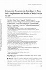 Research paper thumbnail of INTEGRATED ANALYSIS FOR ACID RAIN IN ASIA: Policy Implications and Results of RAINS-ASIA Model