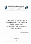 Research paper thumbnail of Otimização da produção de hidrogênio pela reforma a vapor do metano em reator com membrana laboratorial