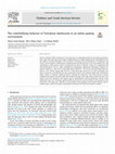 Research paper thumbnail of The cyberbullying behavior of Taiwanese adolescents in an online gaming environment