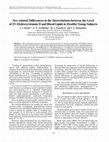 Research paper thumbnail of Sex-related differences in the interrelations between the level of 25-hydroxyvitamin D and blood lipids in healthy young subjects