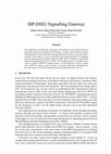 Research paper thumbnail of 1 Introduction SIP-DSS1 Signalling Gateway