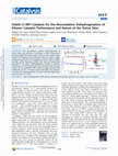 Research paper thumbnail of Stable Cr-MFI Catalysts for the Nonoxidative Dehydrogenation of Ethane: Catalytic Performance and Nature of the Active Sites