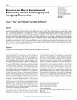 Research paper thumbnail of Accuracy and Bias in Perceptions of Relationship Interest for Intergroup and Intragroup Roommates