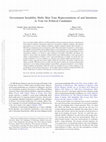 Research paper thumbnail of Government instability shifts skin tone representations of and intentions to vote for political candidates