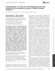 Research paper thumbnail of Transplantation of a fetal liver cell-loaded hyaluronic acid sponge onto the mesentery recovers a Wilson's disease model rat