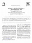 Research paper thumbnail of Biosorption of zinc onto Syzygium cumini L.: Equilibrium and kinetic studies