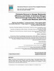 Research paper thumbnail of Pollutants Removal in Sewage Wastewater Efficiency and Kinetic of Ammonia Nitrogen Removal through Subsurface Vertical Flow Constructed Wetlands (SSVFCW)