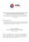 Research paper thumbnail of Pharmaceutical compound removal efficiency by a small constructed wetland located in south Brazil