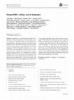 Research paper thumbnail of Imageability ratings across languages