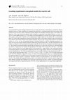 Research paper thumbnail of Leaching requirement conceptual models for reactive salt