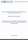 Research paper thumbnail of Weimar and the crisis of political legitimacy in Late Modernity : Max Weber, Hans Kelsen and Carl Schmitt