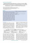 Research paper thumbnail of Deploying Marketing Indicators to Ensure Greater SMEs International Performance in Mediating Role of Customer Satisfaction: A Glance of Indonesian Pharmacies