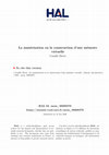 Research paper thumbnail of La numérisation ou la construction d'une mémoire virtuelle