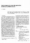 Research paper thumbnail of Impulse response of a step index optical fiber excited by a Lambertian source