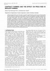 Research paper thumbnail of Contract Farming and the Effect on Price Risk in Broiler Farming