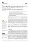 Research paper thumbnail of Thermal, Optical, and IR-Emission Properties of Extremely Low Hydroxyl TeO2-WO3-Bi2O3-La2O3-xEr2O3 Glasses for Mid-Infrared Photonics