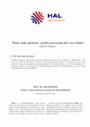 Research paper thumbnail of Teatri della giustizia: profili processuali del caso Galilei