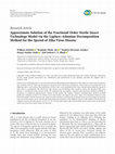 Research paper thumbnail of Approximate Solution of the Fractional Order Sterile Insect Technology Model via the Laplace–Adomian Decomposition Method for the Spread of Zika Virus Disease