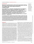 Research paper thumbnail of Genomic transformation and social organization during the Copper Age–Bronze Age transition in southern Iberia