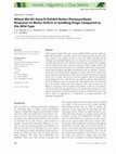 Research paper thumbnail of Wheat Rht-B1 Dwarfs Exhibit Better Photosynthetic Response to Water Deficit at Seedling Stage Compared to the Wild Type