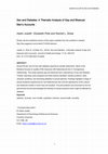 Research paper thumbnail of Jowett A, Peel E & Shaw RL (2012) Sex and diabetes: A thematic analysis of gay and bisexual men’s accounts. Journal of Health Psychology, 17 (3), 409-418. more