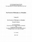 Research paper thumbnail of 2Y. The Pragmatic Prospect? Part III:  The Interpretation of Interpretation..?? Re(-)Approaching a Pre-Critical Re(-)Appreciation of this Topic?