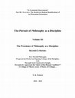 Research paper thumbnail of 7S. Existential Discernment? Part III: Overview: The Relatively Radical Ramifications of An Existential Orientation