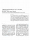 Research paper thumbnail of Toughening of poly(l-lactic acid) with Cu3BTC2 metal organic framework crystals